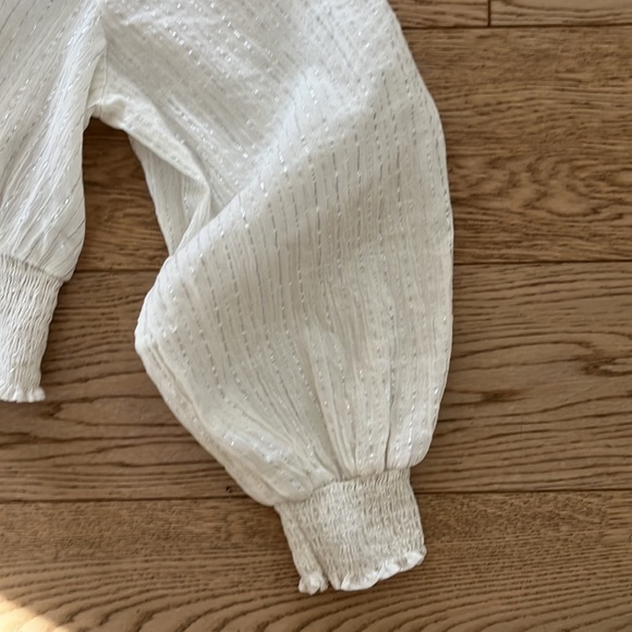 BODEN Metallic thread white top - Picture 4 of 6